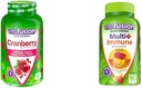 Vitafusion Cranberry Gummies för kvinnor 500mg och Multi + Immune Support Gummies med vitamin C Zinc Daily Multivitamins 90 Count