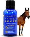HA4E - Horse Colitis Support - Hjälpsam för diarré och uttorkning - förebyggande vård - Högeffektivt, naturligt homeopatiskt tillskott - 300 Tabletter