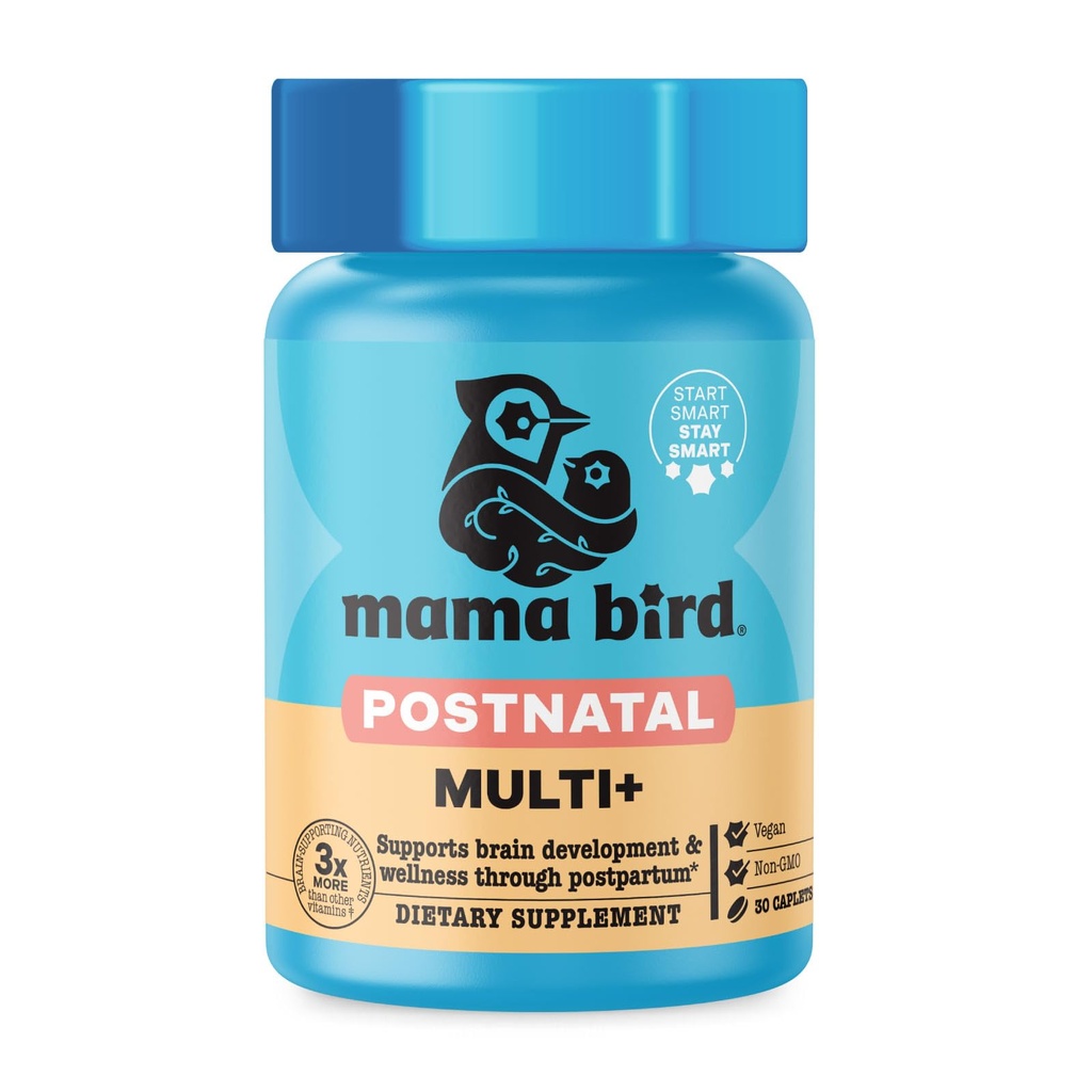Bästa Nest Wellness Mama Bird Postnatal Vitaminer för amning och postpartum, Whole Food Organic Blend, Methylated Vitamins, Vegan, en gång dagligen, 30 Ct