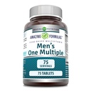 Fantastiska formler Mäns Multivitamin | Mat Baserat | Tabletter Supplement | Perfekt Blend av vitaminer, mineraler, 25 miljoner CFU probiotika och livsmedelsbaserade enzymer (1 Pack, 75 Count)