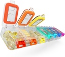 BEXEEN Weekly Medicine Pill Organizer Waterproof 7 Day Large Pill Box Daily Pill Case Cute Vitamin Organizer Portable Pill Container Travel Pills Holder XL Supplement Medication Dispenser En dag