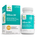 Terry naturligt Silica-20 - Stöd hårväxt och nagelstyrka - Kollagen tillskott för att hjälpa bendensitet och styrka - hudvårdstillägg för att stödja hud, nagel och benhälsa - 90 tabletter