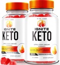 Rize labs (Pack of 2 Ignite Keto ACV Gummies for Advanced Weight Loss, Dietary Supplement (120 Gummies)