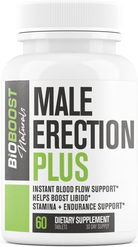 Male Performance Plus | Pills for Men Fast Acting | Kraftfullt blodflöde och cirkulation för att säkerställa manlig prestanda, begär, girth, känslighet och tjocklek | Natural & Safe 3rd Party Tested - 60 tabletter