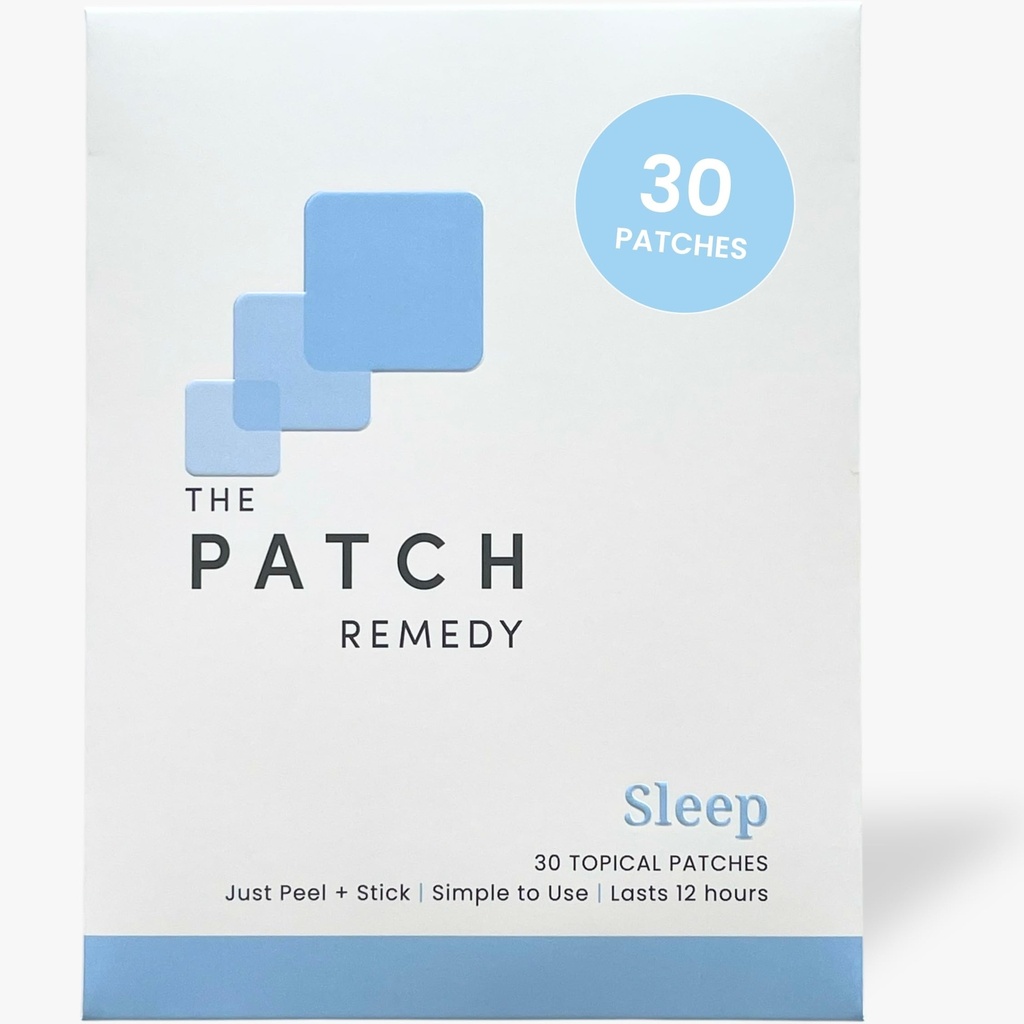 Patch Remedy Sleep | Valerian, Passionflower, Hops, Magnesium Glycinate | 30 Patches