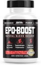 Naturligt blodbyggare järntillskott. RBC Support Made in USA med Echinacea & Dandelion Root hjälper VO2 Max, Endurance (1-Pack)