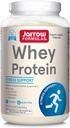 Jarrow Formel Whey Protein med 18 g Protein, 3,8 g BCAA, & Glutamin, Kosttillskott för muskelfunktion och återhämtningsstöd, 32 oz Vanilla smaksatt pulver, ungefär 36 dagars leverans