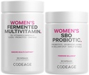Codeage Women's Multivitamin Bundle: Kvinnors Formel och kvinnors probiotiska dagliga vitaminer