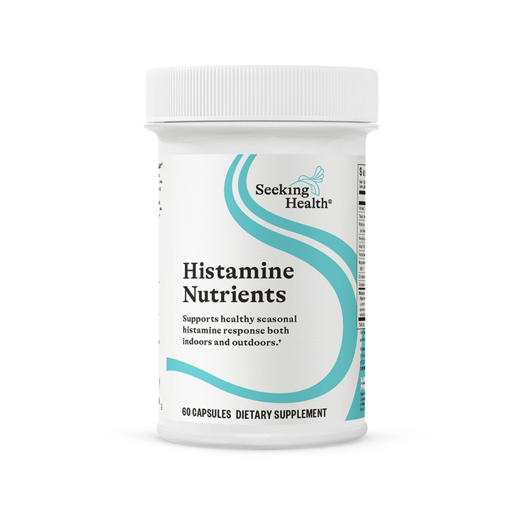Söker Health Histamine Nutrients - Seasonal Histamine Support Supplement med vitamin B1, Zink och Vitamin B3 - Hjälper Histamin Response - 60 kapslar