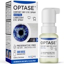 Optase Comfort Dry Eye Spray - Konserveringsfri konstgjorda tårar droppar alternativ - Torra ögondroppar i en bekväm spray - Multi-Use flaska, Kontaktlinser säker - .58 fl oz