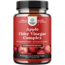 Rengöring Apple Cider Vinegar Capsules - ACV Cleanse och Detox Pills för Gut och Digestive Health med bantning Cayenne - Extra Styrka ACV kapslar för Gut Cleanse och Full Body Detox (30 portioner)