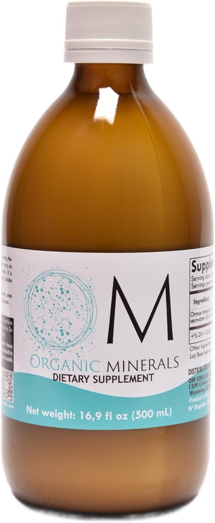 Ormus Organic Minerals 500 ml - Ormus Pure Premium - Koncentrerad - Mineraler från djupt - Atlantic Waters - Monoatomic - 1 enhet