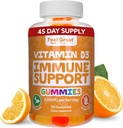 Känn bra vitamin D Gummies för vuxna | Tropisk smaksatt vegetarisk tuggbar vitamin D 2000 iu | Immun Support Supplement | Glutenfri | 45 dagars leverans