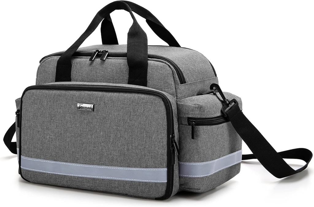 Trunab Home Health Nurse Bag Medical Bag Organizer med Handle och Shoulder Strap för hembesök