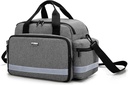 Trunab Home Health Nurse Bag Medical Bag Organizer med Handle och Shoulder Strap för hembesök