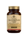 Solgar B-Complex 100" - 100 tabletter - Energimetabolism, kardiovaskulär hälsa, Nervous System Support - Icke-GMO, Vegan, Glutenfri - 100 portioner