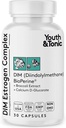 Ungdom & Tonic DIM BioPerine för östrogenmetabolism stöd | Kvinnor och män hormonbalans med överskott östrogen Blocker | Diindolylmetan tillskott - 30 piller