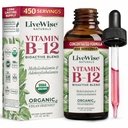 Flytande B12 Vitamin Sublingual - All-Natural Liquid Vitamin Vegan B12 Drops - Non-GMO Adenosylcobalamin Methylcobalamin B12 Supplement - Boost Your Immune System, Metabolism, Energy and Focus!