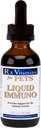 Rx Vitamins Liquid Immuno Dog & Cat Immune Support - Reishi Mushroom Plus L-Lysin för katter - Dog Immunity Booster Supplement - Bacon Flavor - 2 oz.