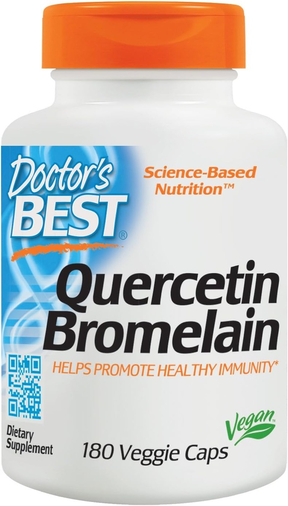 Doktorns bästa Quercetin / Bromelain kapslar, 180 greve