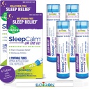 Boiron SleepCalm på Go Sleep Aid för Deep, Relaxing, Restful Nighttime Sleep - Melatonin-Free och Non Habit-Forming - 80 Count per Tube - 4 rör med Blue Pen