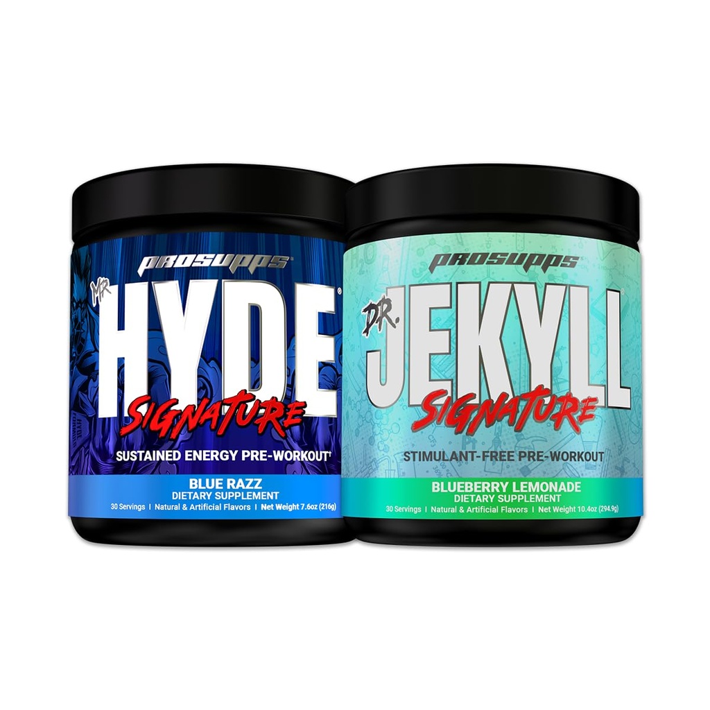 PROSUPPS Mr Hyde® Signature Blue Razz och Dr Jekyll® Signature Blueberry Lemonade Bundle