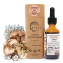 Ultimate Immune Mushroom Complex Liquid Drops: Dynamic Herbal Blend för förbättrad prestanda och energi, Fresh Lion's Mane, Reishi, Chaga Extracts, Vitamins, 60 Days Supply