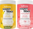 Bellway Super Fiber Powder + Frukt, Pineapple Passion Fruit Super Fiber Powder + Collagen, Strawberry Lemonade