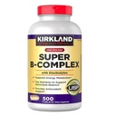 Kirkland Signature Super B-Complex (2-Pack) med elektrolyter (2 x 500 tabletter)