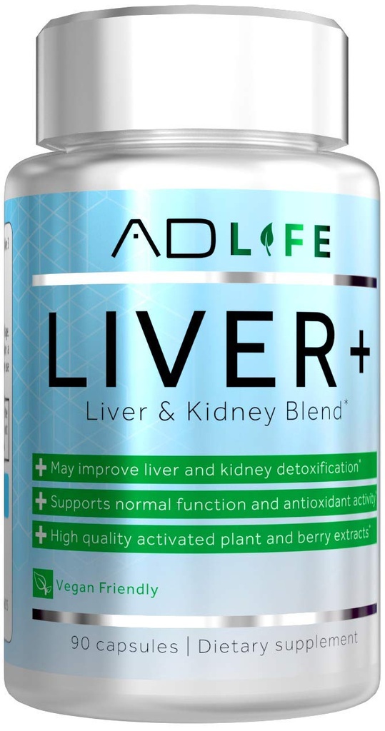 Project AD Liver + Liver Cleanse & Detox, Lever Supplement (90 kapslar)