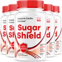 (5 Pack) Sugar Shield, Sugar Shield Blood Support, Sugar Shield Pills, Sugar Shield Capsules, Sugar Shield All Natural, SugarShield, Sugar Shield Advanced Formel, Sugar Shield Reviews, 150 kapslar