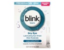 BLINK Tears Eye Drops for Dry Eyes, Preservative Free Lubricating Eye Drops, Sterile Single Use Vials, Gentle Eye Care for Mild to Moderate Dry Eye Symptom Relief, 25 Count, 0,01 fl oz Vials