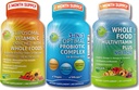 Gut Health, Immunity, Energy & Nutrient Support - 3-i-1 Probiotikum med Digestive Enzymes + Liposomal Vitamin C 1500mg + Whole Food Multivitamin Utan Järn - Vegan, Non-GMO, Clean Wellness Support