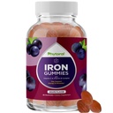 Naturliga multivitaminjärn Gummies för vuxna - Vuxen Gummy Vitaminer med järn och energiökning B Komplex Vitaminer - Gummy Supplement och Mental Clarity Focus Multivitamin