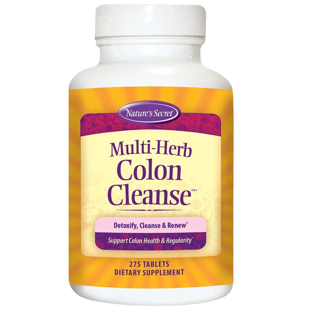 Naturens Secret Multi-Herb Colon Cleanse, 275 tabletter