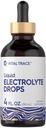 Carlyle Electrolyte Drops 4 fl oz | Hydration Liquid Supplement för drycker | Vegan Formel | Keto-Friendly, Non-GMO, Gluten Free