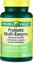 Spring Valley Multi-Enzyme Probiotic 200 tabletter