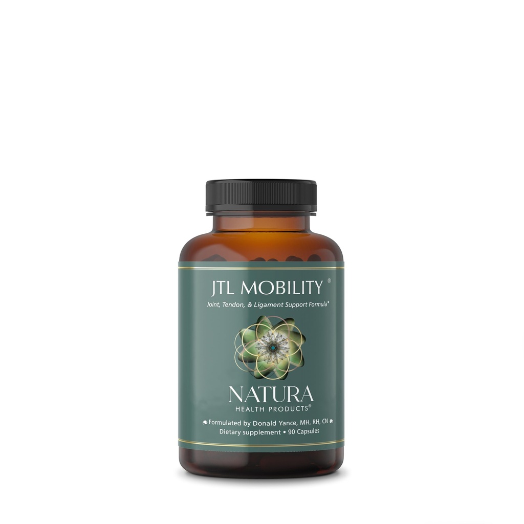 Natura Health Products JTL Mobility Supplement - Stöder Hälsosam Joint Function, Mobility and Comfort - Med Collagen, Glukosamin Sulfate, Chondroitin Sulfate & White Willow (90 kapslar)
