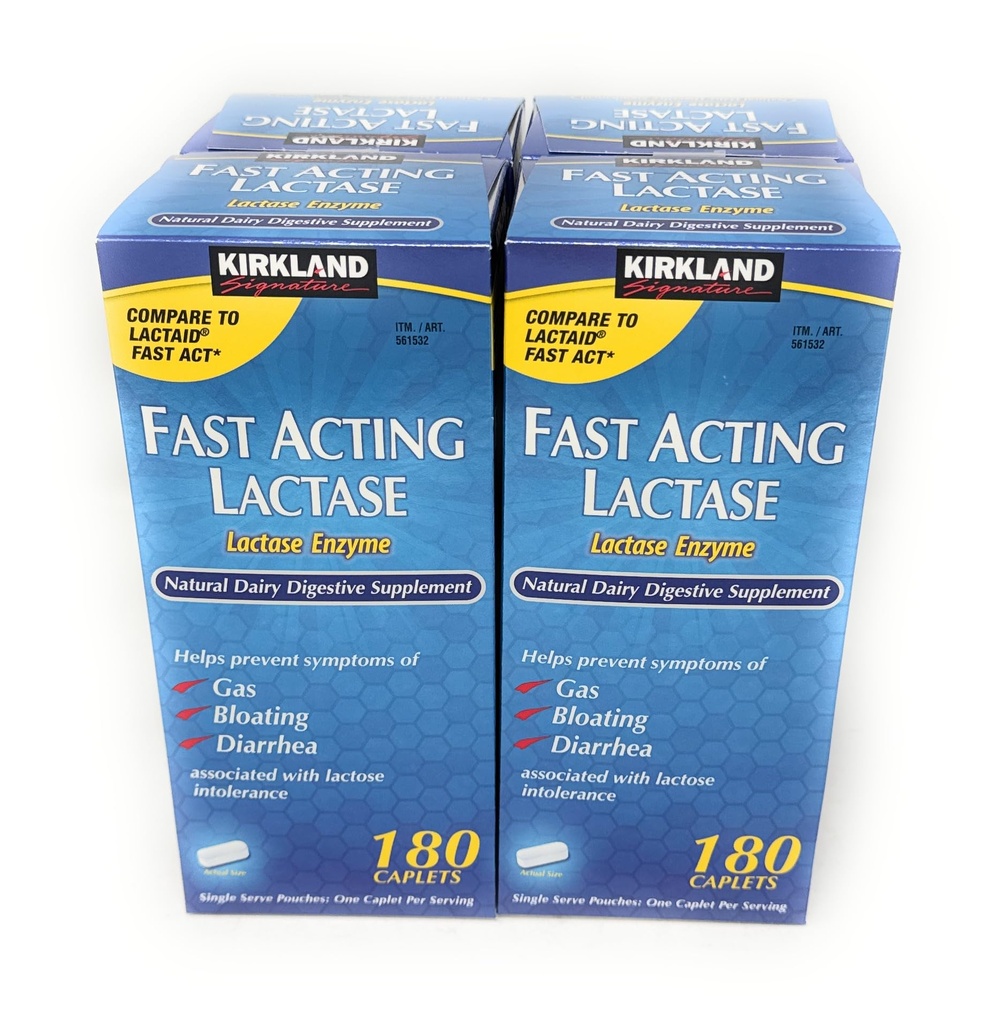 Kirkland signatur snabbverkande laktas, (4 Pack) 720 kapell