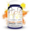 Nootropics Depot Curcumin + Piperine Capsules | 1000mg Curcumin + 6mg Piperine | 180 greve