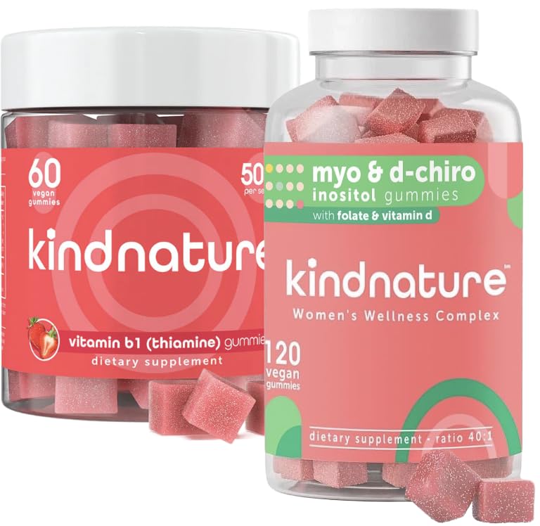 Myo-Inositol & Vitamin B1 Wellness Bundle - Hormonal Balance & Nervous System Support Gummies