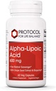 Protokoll Alpha Lipoic Acid 600mg - Grape Seed Extract och Bioperine - 60 Veg Caps