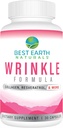 Bästa Earth Naturals Wrinkle Formel med Hyaluronsyra, Niacinamide, Multi Vitamin, Kollagen för kvinnor eller män - Hud Vitaminer Supplement -30 Dag Supply (30 kapslar)