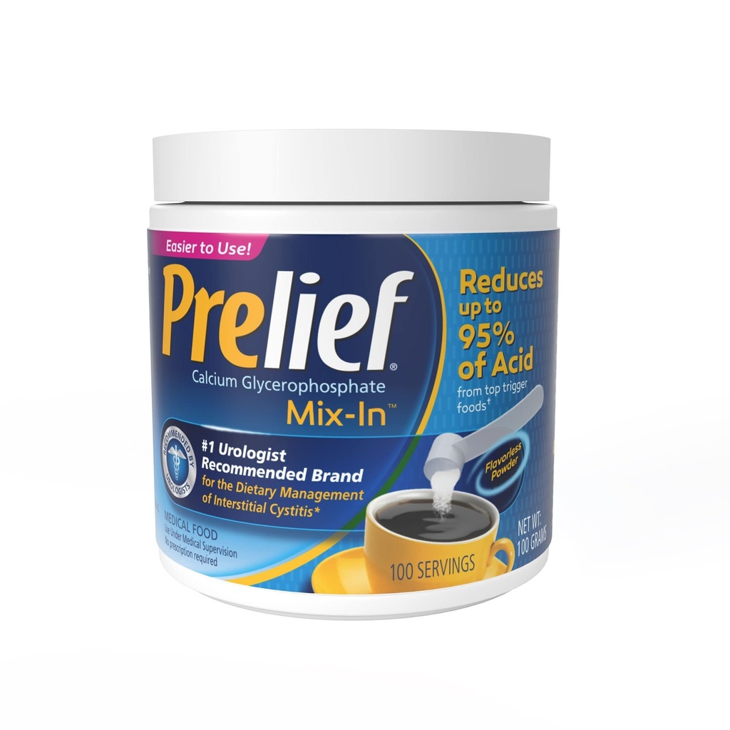 PRELIEF Powder Jar med servering Scoop, 100 portioner