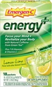 Emergen-C Energy+, med B-vitaminer, vitamin C och naturligt koffein från grönt te (18 greve, Blueberry Acai smak) Dietary Supplement Drink Mix, 0,33 Ounce Powder Packets