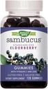 Naturens sätt Sambucus Elderberry med vitamin C och Zink, 120 Gummies