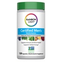 Rainbow Light Multivitamin för män, vitamin C, D & Zink, Probiotika, Mäns Multivitamin ger hög styrka immun, hjärta och leverstöd, icke-GMO, vegetariska, 120 tabletter
