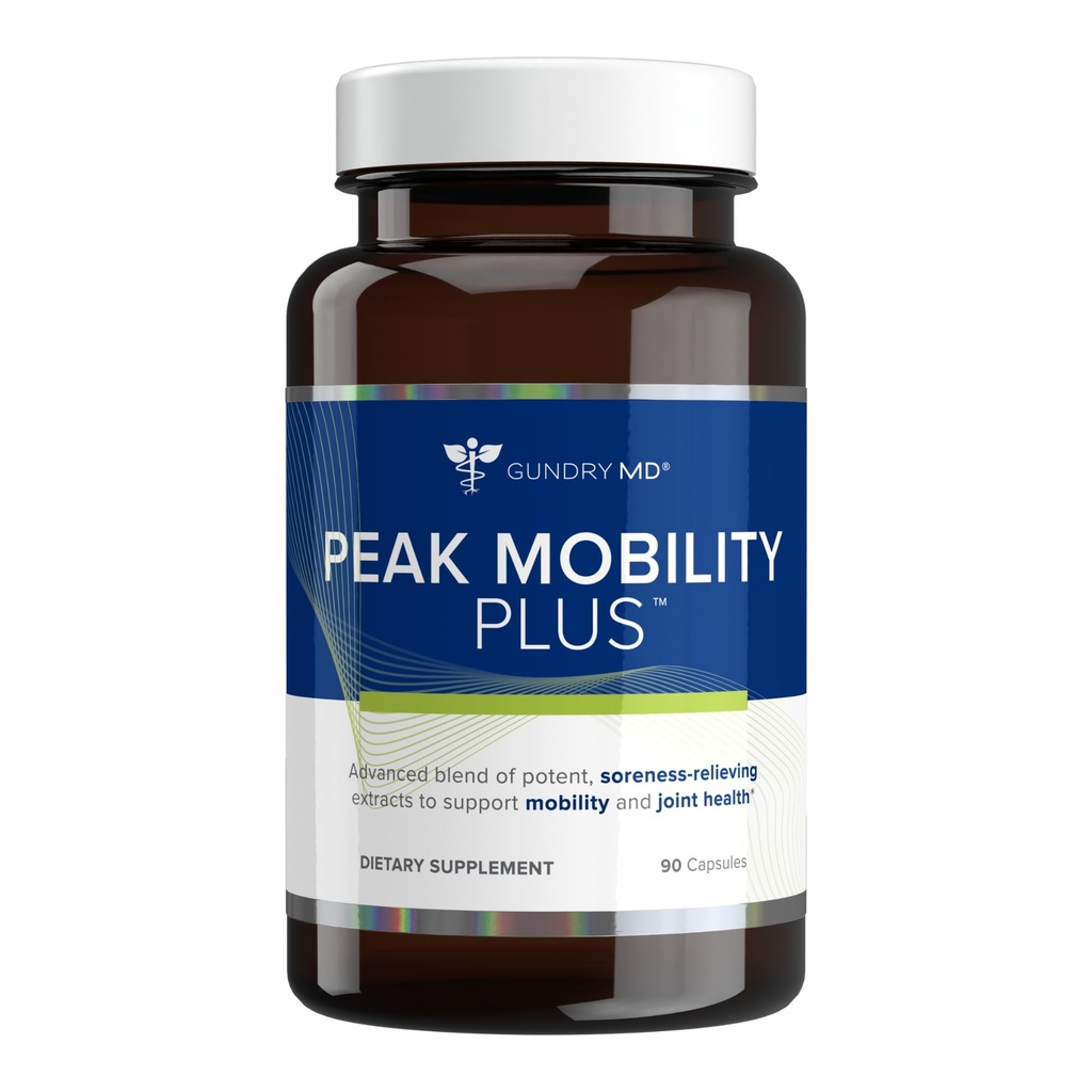 Gundry MD® Peak Mobility Plus Advanced Joint and Flexibility Support Formel, 60 Count