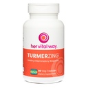TurmerZing C-14 Testad gurkmeja och ingefära för hälsosamt inflammatoriskt svar, 95% Curcumins 5% Gingerols