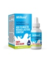 Milkaid Lactase Enzyme Drops for Lactose Intolerance | Förhindrar Gas, Bloating & Diarrhea | Fast Acting Dairy Digestive Supplement | Gluten Free & Vegetarian | Ingen artificiell smak | 0,5 Fl Oz (1)